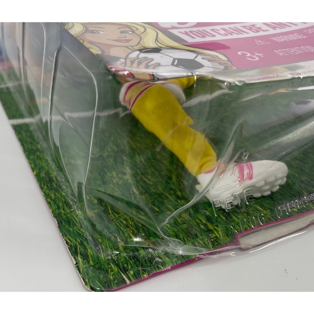 Barbie Made to Move Soccer Player Doll Kids Pink Black NIB DVF69 Posable Sport - Picture 8 of 12